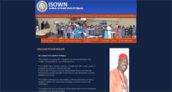 Desktop Screenshot of isownigeria.org