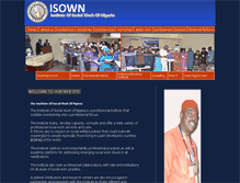 Tablet Screenshot of isownigeria.org